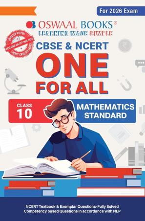 Book cover number 1 for Oswaal CBSE & NCERT One For All Mathematics Standard Class 10 (For 2026 Exam) written by NA published by Oswaal Books