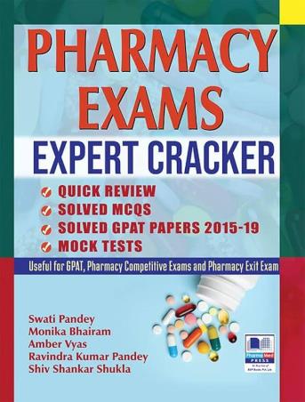Book cover number 1 for Pharmacy Exams : Expert Cracker written by Swati Pandey, Monika Bhairam published by PharmaMed Press