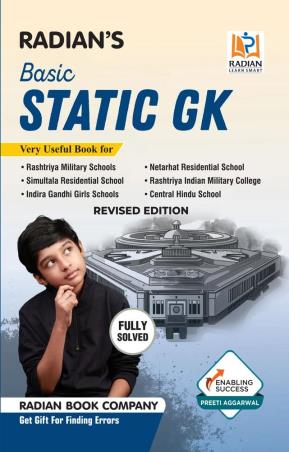 Book cover number 1 for Radian's Basic Static GK (Fully Solved) written by NA published by Radian Book Company