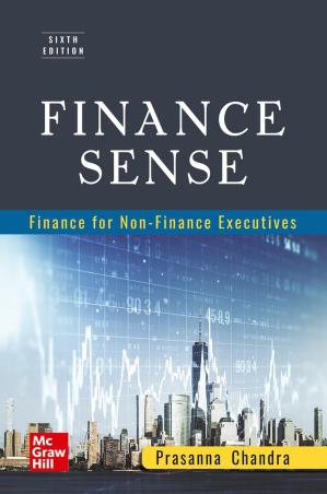 Book cover number 1 for Finance Sense : Finance For Non-Finance Executives written by Prasanna Chandra published by McGraw Hill Education Private Limited