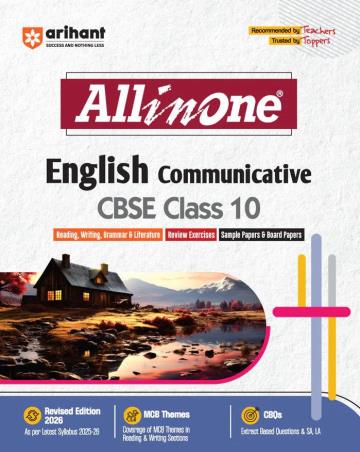 Book cover number 1 for All In One English Communicative CBSE Class 10 (Revised Edition 2026) written by Parneet Kaur published by Arihant Prakashan