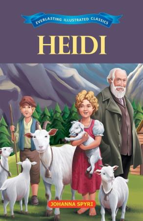Book cover number 1 for Heidi written by Johanna Spyri published by Little Scholarz Pvt. Ltd.