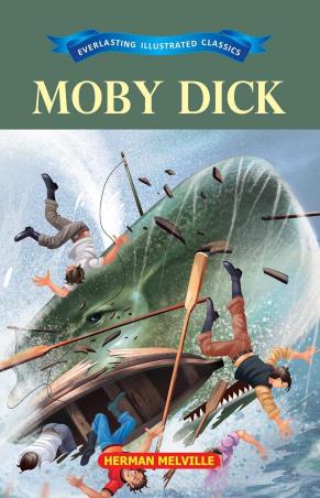 Book cover number 1 for Moby Dick written by Herman Melville published by Little Scholarz Pvt. Ltd.