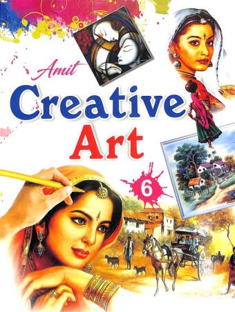 Book cover number 1 for Amit Creative Art 6 written by NA published by Amit Prakashan