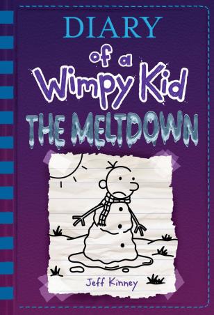 Book cover number 1 for Diary Of A Wimpy Kid 13 : The Meltdown written by Jeff Kinney published by Amulet Books