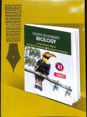 Book cover number 1 for Higher Secondary Biology Class 11 Semester 1 (2025) written by Arup Kumar Mitra, Arindam Dasgupta, Sumantra Chanda published by New Book Syndicate