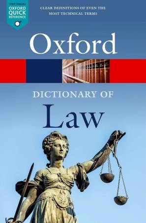 Book cover number 1 for Oxford Dictionary Of Law written by NA published by Oxford University Press