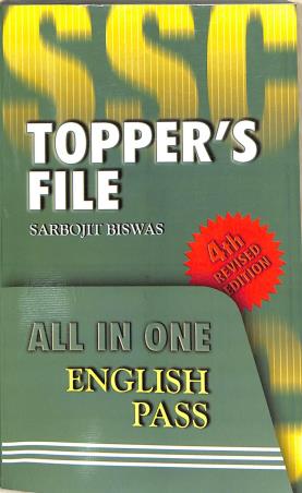 Book cover number 1 for Topper's File : All In One English Pass written by Sarbojit Biswas published by Books Way