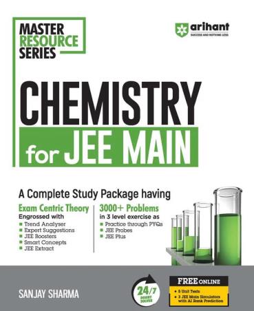 Book cover number 1 for Master Resource Series - Chemistry For JEE Main written by Sanjay Sharma published by Arihant Prakashan