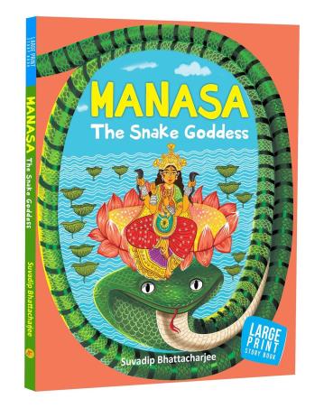 Book cover number 1 for Manasa : The Snake Goddess written by Suvadip Bhattacharjee published by Om Books
