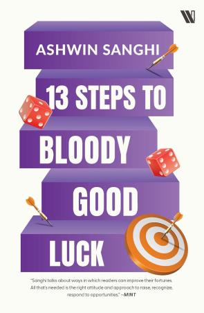 Book cover number 1 for 13 Steps to Bloody Good Luck written by Ashwin Sanghi published by Westland