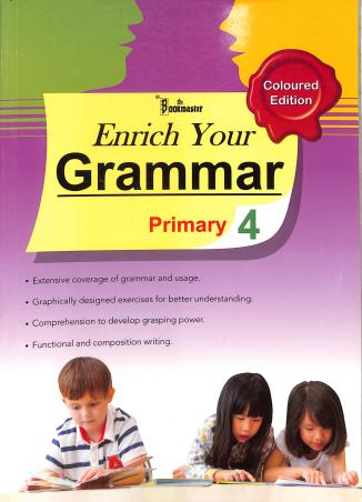 Book cover number 1 for Enrich Your Grammar Primary 4 (Coloured Edition) written by NA published by DS Publishers India