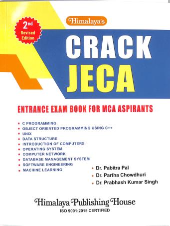 Book cover number 1 for Crack JECA (Entrance Exam Book For MCA Aspirants) written by Pabitra Pal, Partha Chowdhuri, Prabhash Kumar Singh published by Himalaya Publishing House