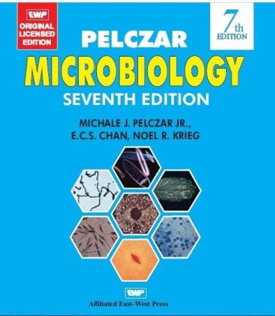 Book cover number 1 for Pelczar Microbiology written by E. C. S. Chan, Noel R. Krieg, Michale J. Pelczar Jr. published by Affiliated East West Press