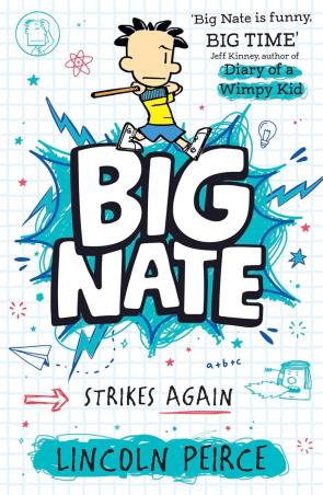 Book cover number 1 for Big Nate Strikes Again written by Lincoln Peirce published by Harper Collins Publishers