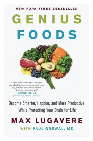 Book cover number 1 for Genius Foods written by Max Lugavere, Paul Grewal published by Harper Collins Publishers