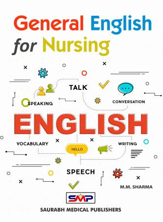 Book cover number 1 for General English For Nursing written by M. M. Sharma published by Saurabh Medical Publishers