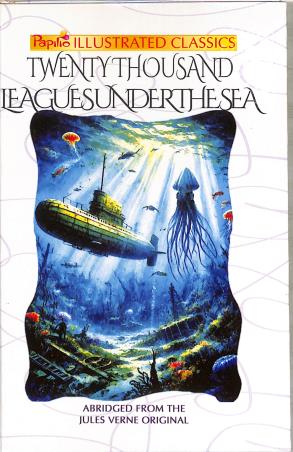 Book cover number 1 for Twenty Thousand Leagues Under The Sea (Papilo Illustrated Classics) written by Jules Verne published by Papilio