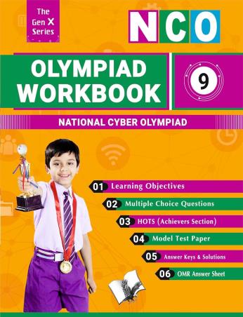 Book cover number 1 for NCO Olympiad Workbook Class 9 written by NA published by V&S Publishers