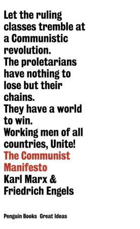 Book cover number 1 for The Communist Manifesto written by Karl Marx, Friedrich Engels published by Penguin Books