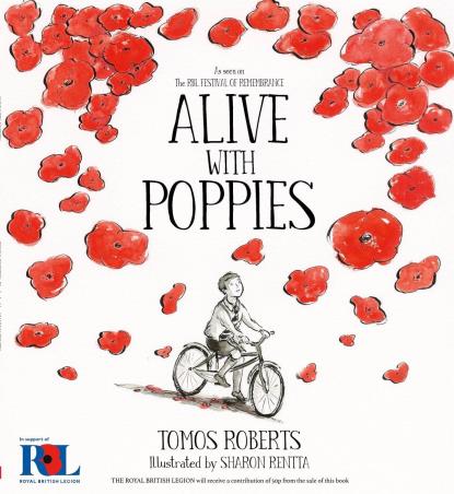 Book cover number 1 for Alive With Poppies written by Sharon Rentta, Tomos Roberts published by Scholastic