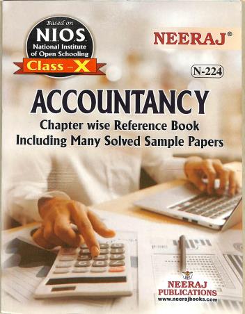 Book cover number 1 for N 224 Accountancy Class 10 (NIOS) written by NA published by Neeraj Publications