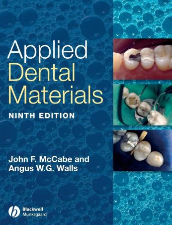 Book cover number 1 for Applied Dental Materials written by John F. McCabe, Angus W. G. Walls published by Wiley Blackwell