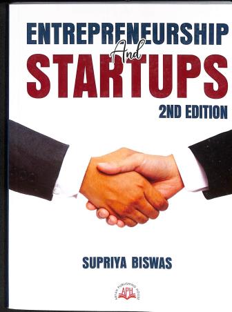 Book cover number 1 for Entrepreneurship Startups written by Supriya Biswas published by Aryan Publishing House