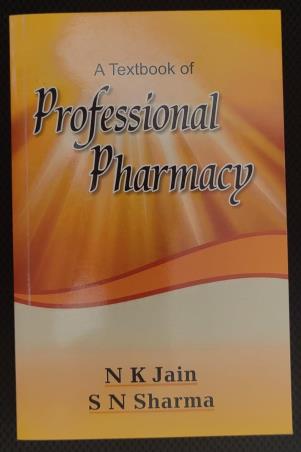 Book cover number 1 for A Textbook Of Professional Pharmacy written by N. K. Jain, S. N. Sharma published by Vallabh Prakashan