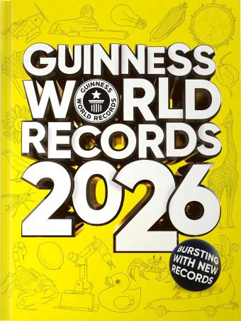 Book cover number 1 for Guinness World Records 2026 written by NA published by Guinness World Records Limited