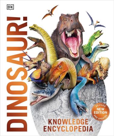 Book cover number 1 for Knowledge Encyclopedia Dinosaur! written by NA published by DK