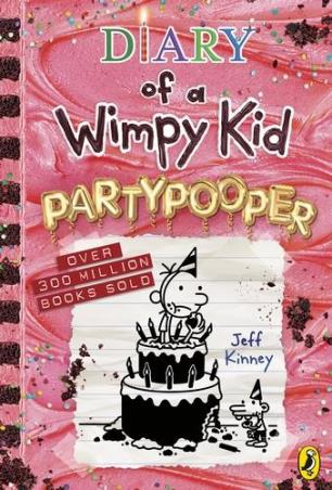 Book cover number 1 for Diary Of A Wimpy Kid : Partypooper written by Jeff Kinney published by Puffin