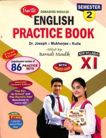 Book cover number 1 for Prantik English Practice Book Class 11 Semester 2 written by K. Joseph published by Prantik Prakashani