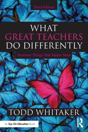 Book cover number 1 for What Great Teachers Do Differently written by Todd Whitaker published by Routledge