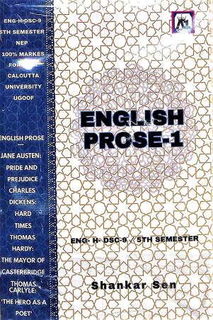 Book cover number 1 for English Prose-1 (5th Semester) written by Shankar Sen published by Royal Books