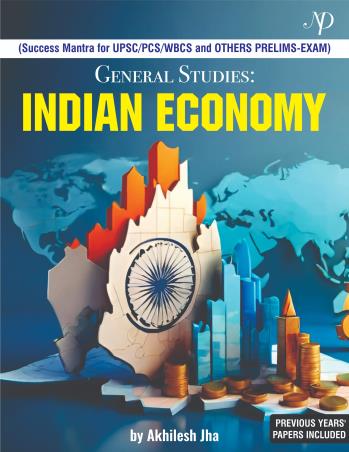 Book cover number 1 for General Studies : Indian Economy (Success Mantra for UPSC/PCS Prelims - Exam) written by Akhilesh Jha published by New Delhi Publishers