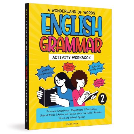 Book cover number 1 for A Wonderland Of Words : English Grammar Activity Workbook 2 written by NA published by Wonder House