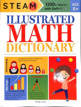 Book cover number 1 for Illustrated Maths Dictionary written by NA published by Wonder House