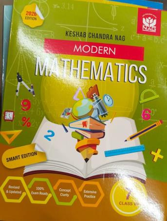 Book cover number 1 for Modern Mathematics Class 7 (2026 Edition) written by K. C. Nag published by Nag Publishing House