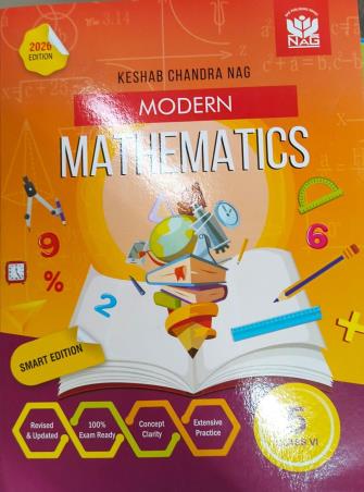 Book cover number 1 for Modern Mathematics Class 5 (2026 Edition) written by K. C. Nag published by Nag Publishing House