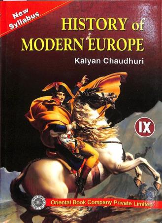 Book cover number 1 for History Of Modern Europe 9 (2026) written by Kalyan Chaudhuri published by Oriental Book Company Pvt. Ltd