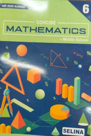 Book cover number 1 for Concise Mathematics Middle School 6 ICSE (NEP 2020) written by R. K. Bansal published by Selina Publishers