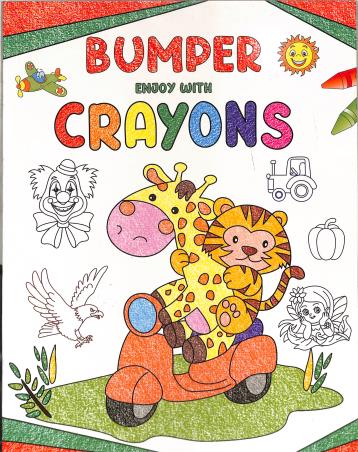 Book cover number 1 for Bumper Enjoy With Crayons written by NA published by Paperweight