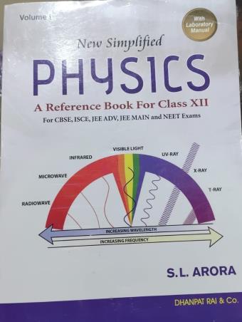 Book cover number 1 for New Simplified Physics - A Reference Book For Class 12 Volume 1 & 2 + Lab Manual(Reprint 2026) written by S. L. Arora published by Dhanpat Rai & Co. (Pvt.) Ltd.