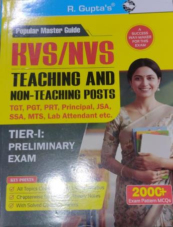 Book cover number 1 for KVS & NVS Teaching & Non Teaching Posts Tier 1 Prelim Exam 2000+ MCQ written by NA published by Ramesh Publishing House