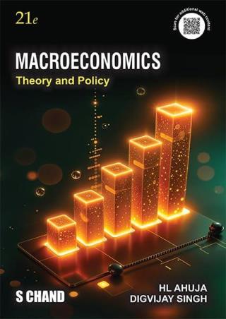 Book cover number 1 for Macroeconomics Theory And Policy written by H. L. Ahuja, Digvijay Singh published by S. Chand Publishing