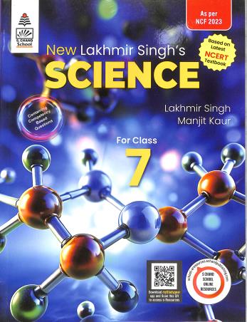 Book cover number 1 for New Lakhmir Singh's Science For Class 7 (NCF 2023) written by Lakhmir Singh, Manjit Kaur published by S. Chand Publishing