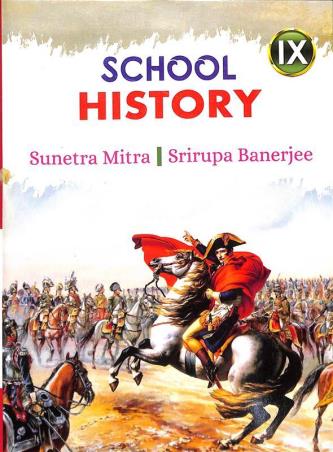 Book cover number 1 for School History 9 (2026) written by Srirupa Banerjee, Sunetra Mitra published by New Book Syndicate