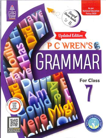 Book cover number 1 for P. C. Wren's Grammar For Class 7 (NEP 2020) written by P. C. Wren published by Blackie ELT Books