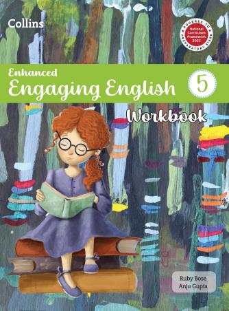 Book cover number 1 for Collins Enhanced Engaging English 5 (NCF 2023) Preparatory Stage written by Anju Gupta, Ruby Bose published by Harper Collins Publishers